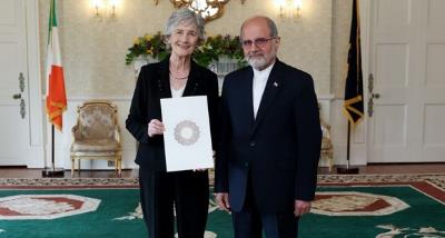Ambassador of the Islamic Republic of Iran presented Letters of Credence to President of Ireland